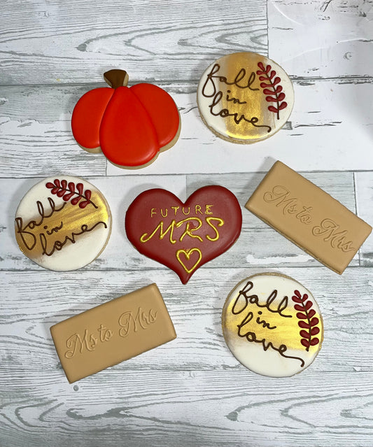 Fall Bridal Shower Cookies