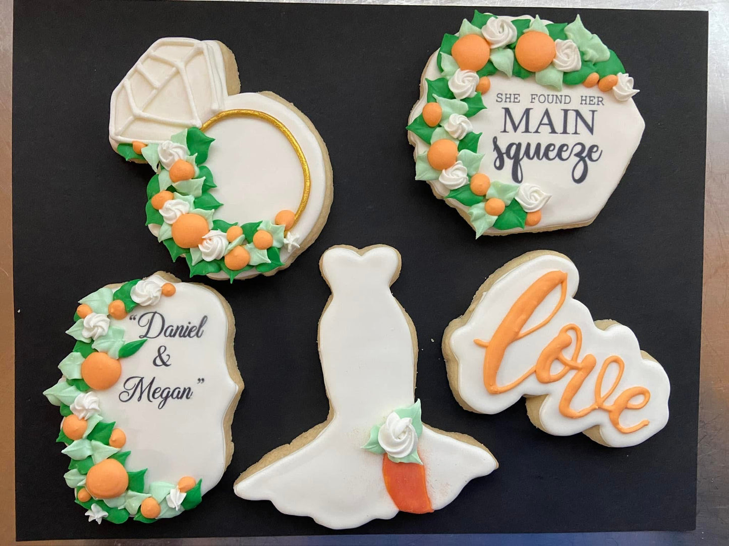 Main Squeeze Bridal Shower Cookies