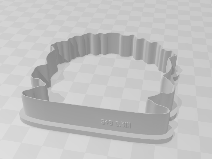 Back to School 9+8 STL Cookie Cutter