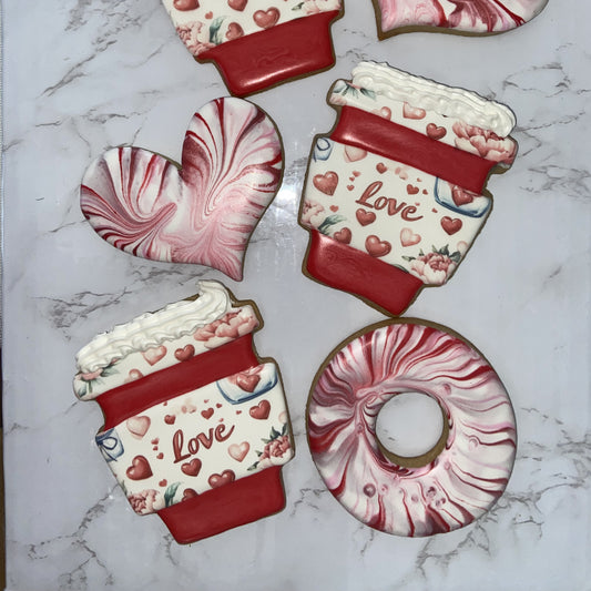 12 Valentine Cookies